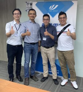 飛騰雲端成功案例文章_利奇機械工業HR與飛騰雲端業務合照