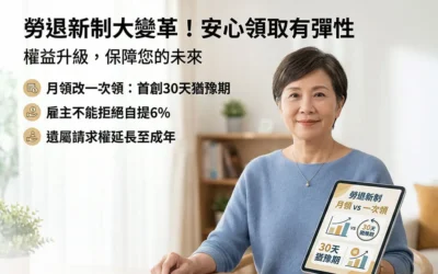 2026勞退新制修法懶人包：5大退休相關權益升級有哪些？