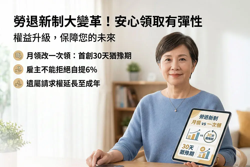 勞動部宣布預告修正勞工退休金條例