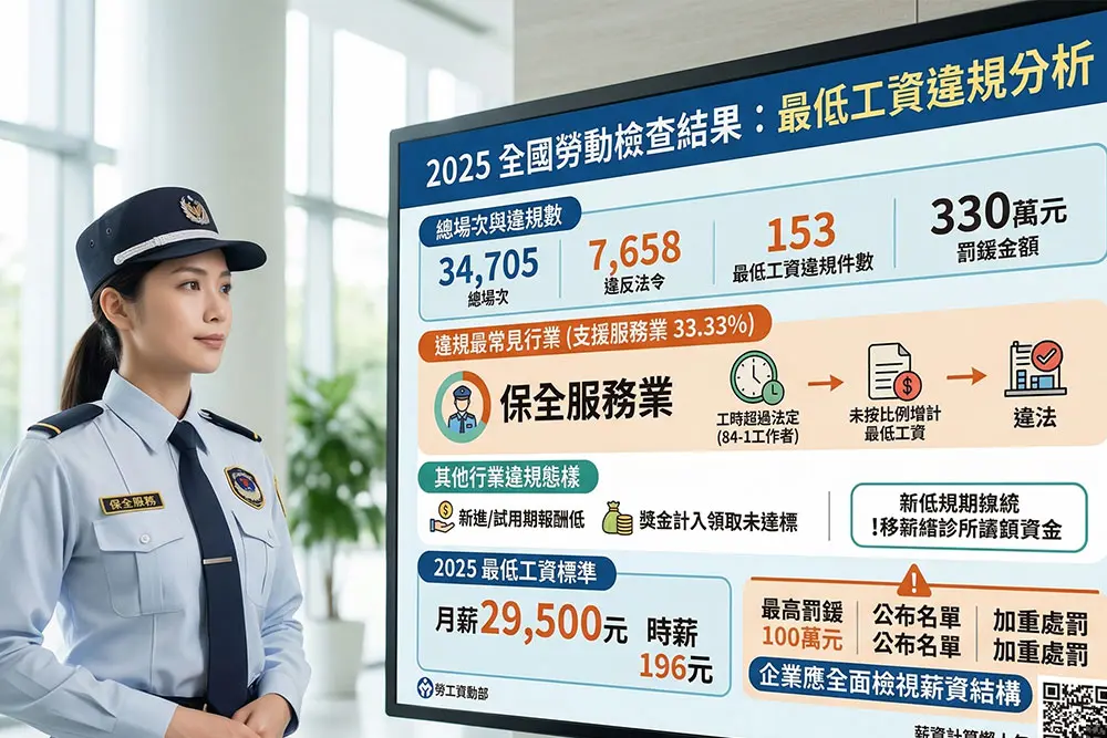 保全業為何成勞檢罰款大戶？雇主如何避免330萬罰鍰