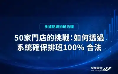 50 家門店的挑戰:如何透過系統確保排班 100% 合法?