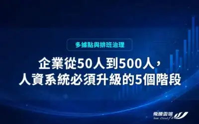 企業從 50 人到 500 人,人資系統必須升級的 5 個階段
