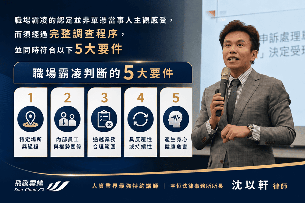 判斷職場霸凌5大要件